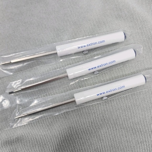 Lot of 3 Extron Pocket Screwdrivers Tech Tweaker Flat & Philips Pocket Clip NIP - Picture 2 of 3